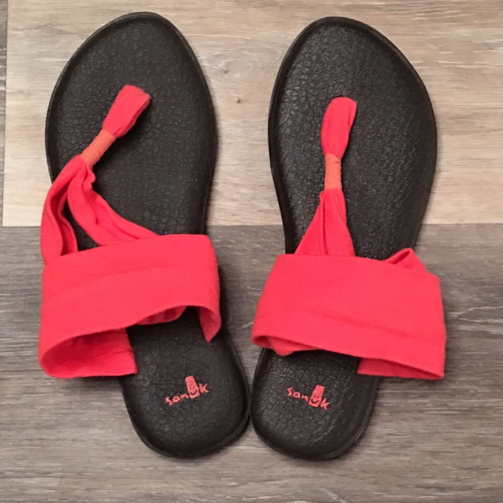 Sanuk Yoga Sling 2 Pink Sandals - Picture 3 of 5